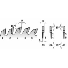 Пила HM D=300 d=30 Z=100 